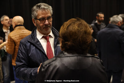 Michel VERGNES — 28/01/2024 : Remise des Prix de la Ligue du Sport Automobile Occitanie Pyrénées à Albi (photos Stéphane Agnus) 2024 — karting