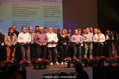 28/01/2024 : Remise des Prix de la Ligue du Sport Automobile Occitanie Pyrénées à Albi (photos Stéphane Agnus) 2024 — karting