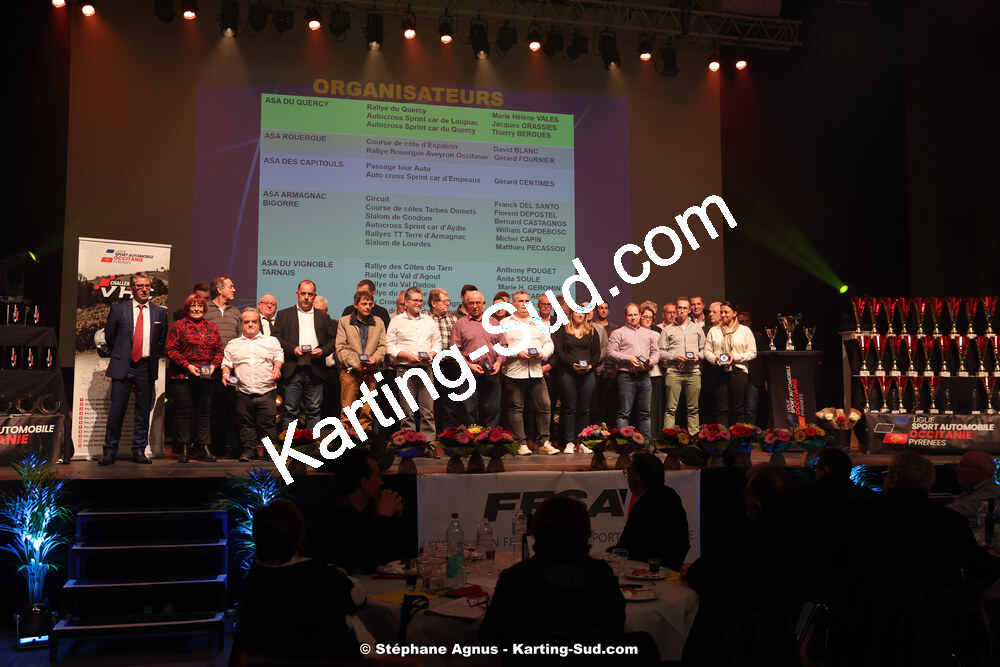 28/01/2024 : Remise des Prix de la Ligue du Sport Automobile Occitanie Pyrénées à Albi (photos Stéphane Agnus) 2024 — karting