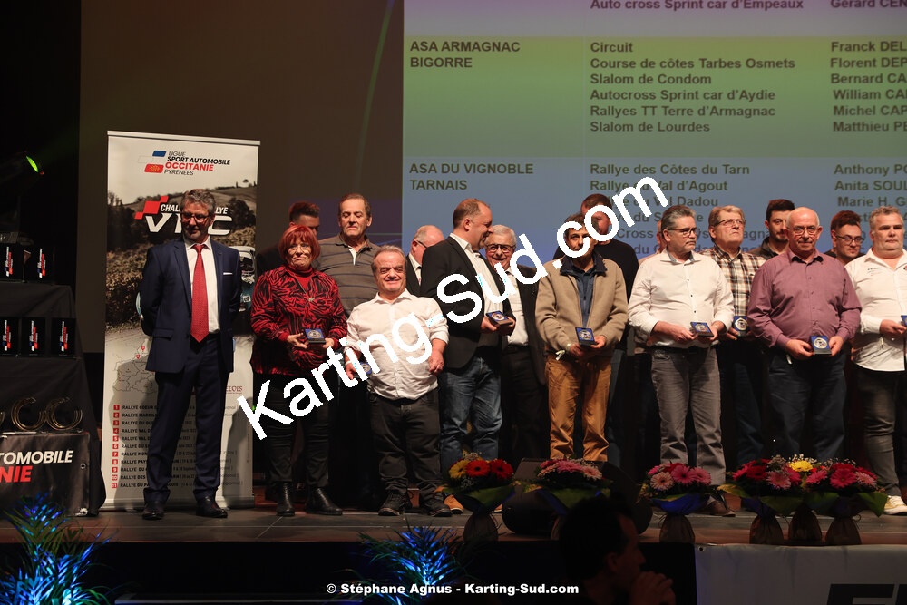 28/01/2024 : Remise des Prix de la Ligue du Sport Automobile Occitanie Pyrénées à Albi (photos Stéphane Agnus) 2024 — karting
