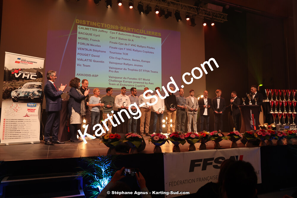 28/01/2024 : Remise des Prix de la Ligue du Sport Automobile Occitanie Pyrénées à Albi (photos Stéphane Agnus) 2024 — karting
