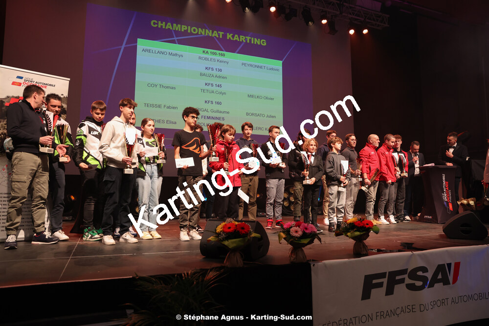 28/01/2024 : Remise des Prix de la Ligue du Sport Automobile Occitanie Pyrénées à Albi (photos Stéphane Agnus) 2024 — karting