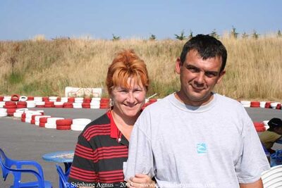 Eric THEAU, Pascale THEAU — 19/06/2005 : 5ème journée Championnat Régional à Muret (Photos Stéphane Agnus) 2005 — karting