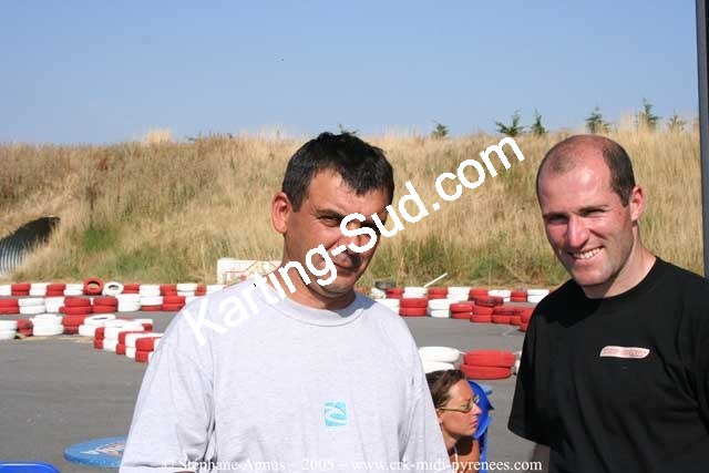 Eric THEAU, Frédéric OSTIER — 19/06/2005 : 5ème journée Championnat Régional à Muret (Photos Stéphane Agnus) 2005 — karting