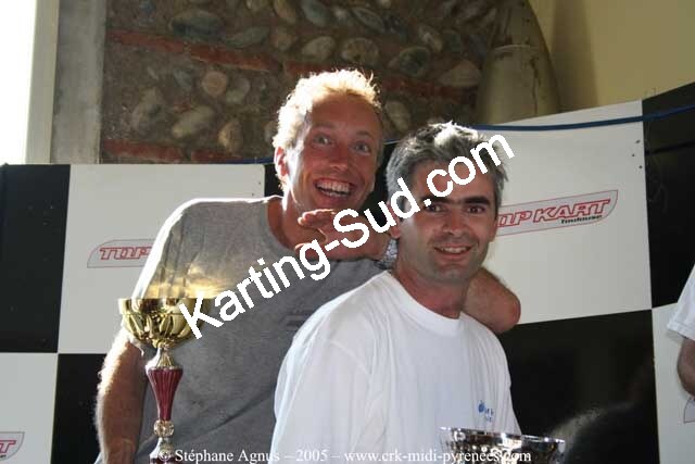 Pascal CRUZ, Patrice CASPAR — 19/06/2005 : 5ème journée Championnat Régional à Muret (Photos Stéphane Agnus) 2005 — karting