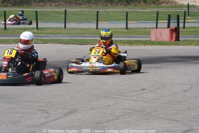 17 et 18/09/2005 : Coupe de France N100 & N125 à Lavelanet (Stéphane Agnus) 2005 — karting
