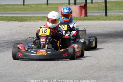 17 et 18/09/2005 : Coupe de France N100 & N125 à Lavelanet (Stéphane Agnus) 2005 — karting