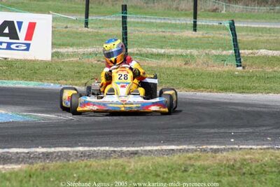 17 et 18/09/2005 : Coupe de France N100 & N125 à Lavelanet (Stéphane Agnus) 2005 — karting