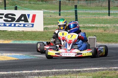 17 et 18/09/2005 : Coupe de France N100 & N125 à Lavelanet (Stéphane Agnus) 2005 — karting
