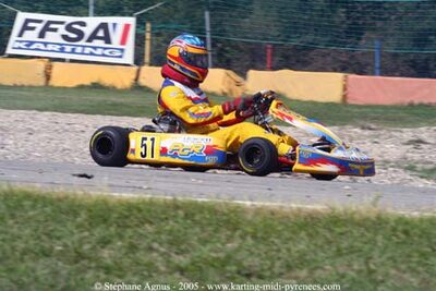 17 et 18/09/2005 : Coupe de France N100 & N125 à Lavelanet (Stéphane Agnus) 2005 — karting