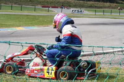17 et 18/09/2005 : Coupe de France N100 & N125 à Lavelanet (Stéphane Agnus) 2005 — karting
