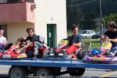 17 et 18/09/2005 : Coupe de France N100 & N125 à Lavelanet (Stéphane Agnus) 2005 — karting