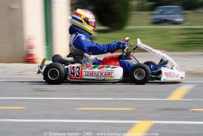 17 et 18/09/2005 : Coupe de France N100 & N125 à Lavelanet (Stéphane Agnus) 2005 — karting