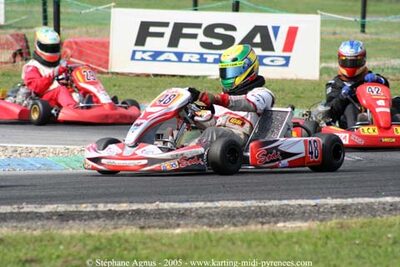 17 et 18/09/2005 : Coupe de France N100 & N125 à Lavelanet (Stéphane Agnus) 2005 — karting