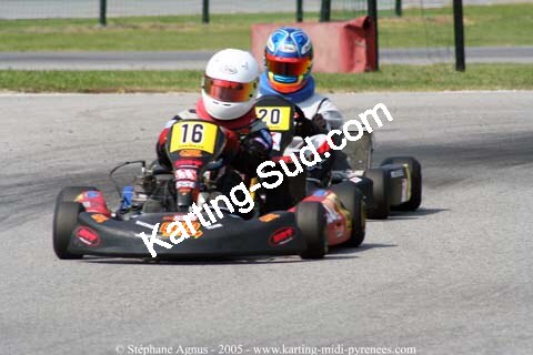 17 et 18/09/2005 : Coupe de France N100 & N125 à Lavelanet (Stéphane Agnus) 2005 — karting