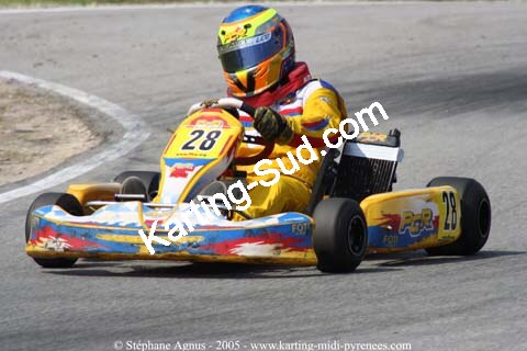 17 et 18/09/2005 : Coupe de France N100 & N125 à Lavelanet (Stéphane Agnus) 2005 — karting