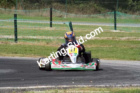 17 et 18/09/2005 : Coupe de France N100 & N125 à Lavelanet (Stéphane Agnus) 2005 — karting