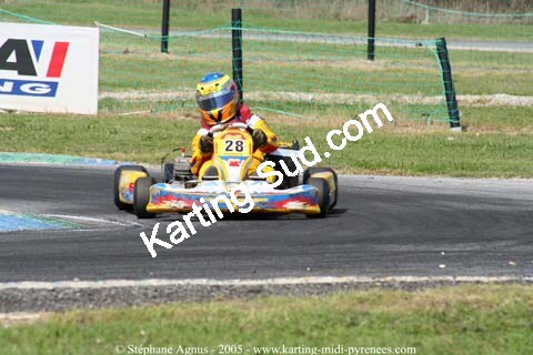 17 et 18/09/2005 : Coupe de France N100 & N125 à Lavelanet (Stéphane Agnus) 2005 — karting