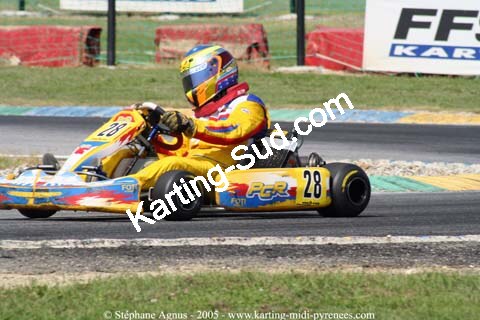 17 et 18/09/2005 : Coupe de France N100 & N125 à Lavelanet (Stéphane Agnus) 2005 — karting