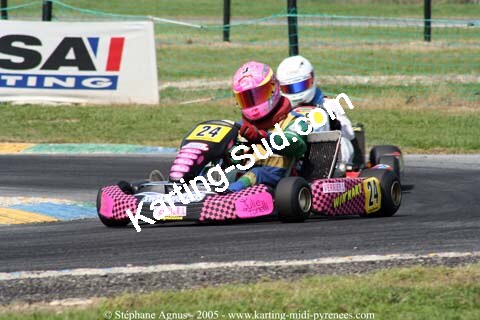 17 et 18/09/2005 : Coupe de France N100 & N125 à Lavelanet (Stéphane Agnus) 2005 — karting