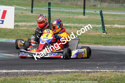 17 et 18/09/2005 : Coupe de France N100 & N125 à Lavelanet (Stéphane Agnus) 2005 — karting