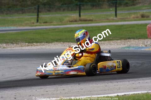 17 et 18/09/2005 : Coupe de France N100 & N125 à Lavelanet (Stéphane Agnus) 2005 — karting