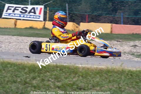 17 et 18/09/2005 : Coupe de France N100 & N125 à Lavelanet (Stéphane Agnus) 2005 — karting