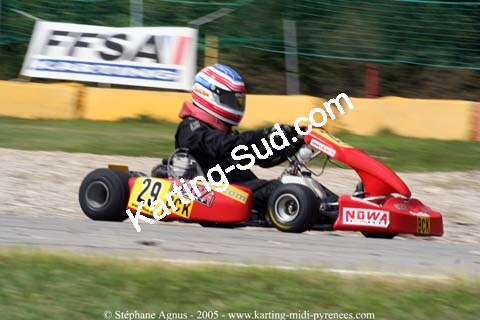 17 et 18/09/2005 : Coupe de France N100 & N125 à Lavelanet (Stéphane Agnus) 2005 — karting