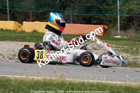 17 et 18/09/2005 : Coupe de France N100 & N125 à Lavelanet (Stéphane Agnus) 2005 — karting