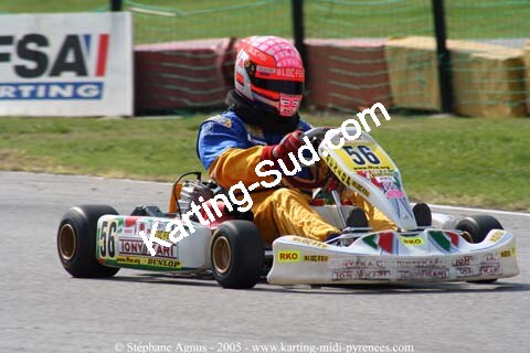 17 et 18/09/2005 : Coupe de France N100 & N125 à Lavelanet (Stéphane Agnus) 2005 — karting