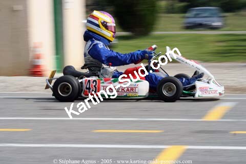 17 et 18/09/2005 : Coupe de France N100 & N125 à Lavelanet (Stéphane Agnus) 2005 — karting