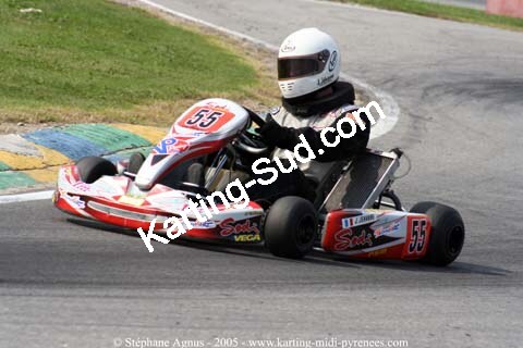17 et 18/09/2005 : Coupe de France N100 & N125 à Lavelanet (Stéphane Agnus) 2005 — karting