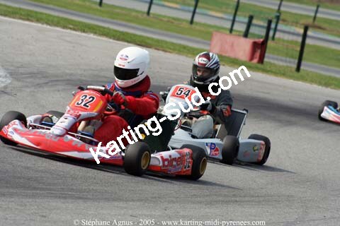 17 et 18/09/2005 : Coupe de France N100 & N125 à Lavelanet (Stéphane Agnus) 2005 — karting
