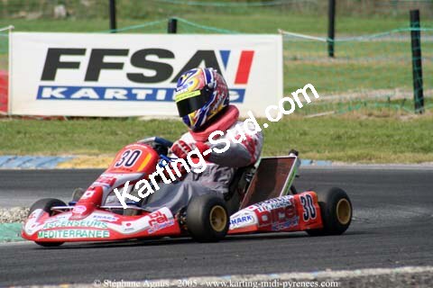 17 et 18/09/2005 : Coupe de France N100 & N125 à Lavelanet (Stéphane Agnus) 2005 — karting
