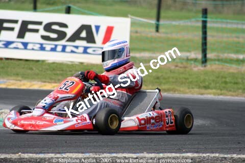 17 et 18/09/2005 : Coupe de France N100 & N125 à Lavelanet (Stéphane Agnus) 2005 — karting