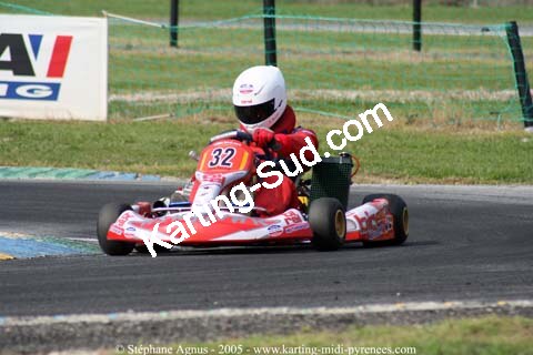 17 et 18/09/2005 : Coupe de France N100 & N125 à Lavelanet (Stéphane Agnus) 2005 — karting