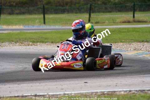 17 et 18/09/2005 : Coupe de France N100 & N125 à Lavelanet (Stéphane Agnus) 2005 — karting