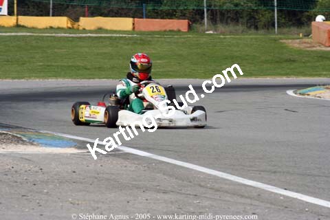 17 et 18/09/2005 : Coupe de France N100 & N125 à Lavelanet (Stéphane Agnus) 2005 — karting
