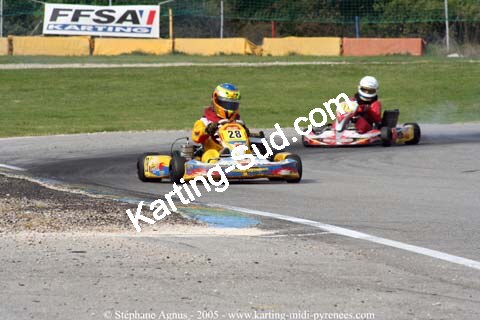 17 et 18/09/2005 : Coupe de France N100 & N125 à Lavelanet (Stéphane Agnus) 2005 — karting
