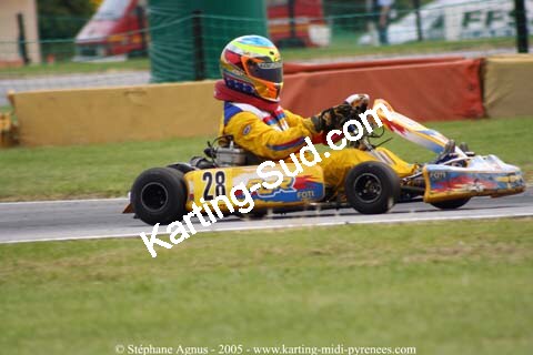 17 et 18/09/2005 : Coupe de France N100 & N125 à Lavelanet (Stéphane Agnus) 2005 — karting