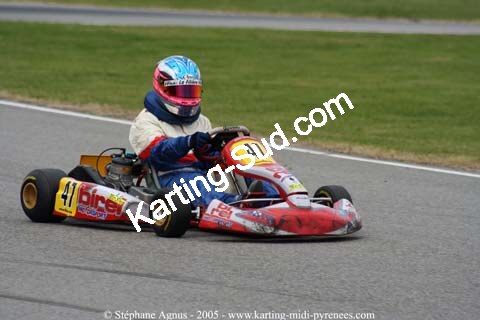 17 et 18/09/2005 : Coupe de France N100 & N125 à Lavelanet (Stéphane Agnus) 2005 — karting