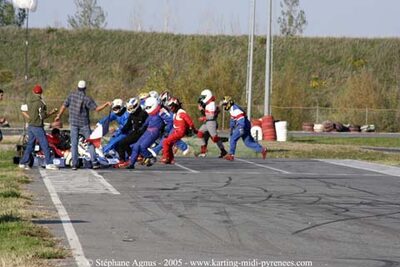 08 et 09/10/2005 : Les 24 Heures Loisir de Muret 2005 2005 — karting