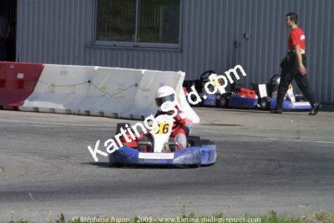 Stéphane AGNUS — 08 et 09/10/2005 : Les 24 Heures Loisir de Muret 2005 2005 — karting