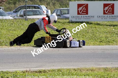 Cédric BEAUME — 08 et 09/10/2005 : Les 24 Heures Loisir de Muret 2005 2005 — karting