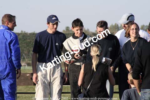 Bernard CASALE, Céline MOUTET-FORTIS, Michel MOUTET-FORTIS et 1 autre — 08 et 09/10/2005 : Les 24 Heures Loisir de Muret 2005 2005 — karting