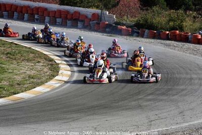 30/10/2005 : 1ère manche du Trophée Julie Tonelli (Brignoles) 2005 — karting