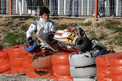 30/10/2005 : 1ère manche du Trophée Julie Tonelli (Brignoles) 2005 — karting