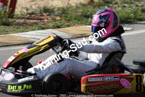 30/10/2005 : 1ère manche du Trophée Julie Tonelli (Brignoles) 2005 — karting