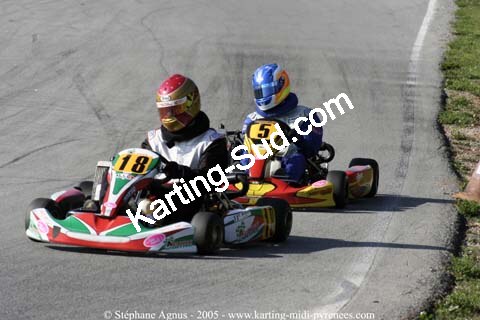 30/10/2005 : 1ère manche du Trophée Julie Tonelli (Brignoles) 2005 — karting