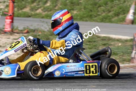 30/10/2005 : 1ère manche du Trophée Julie Tonelli (Brignoles) 2005 — karting